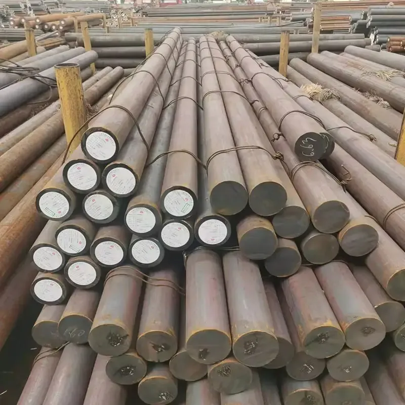 Factory Wholesale Round/Square/Flat Sae1020 Sae1045 Sup9 Carbon Steel Round Bar Suppliers In Stock